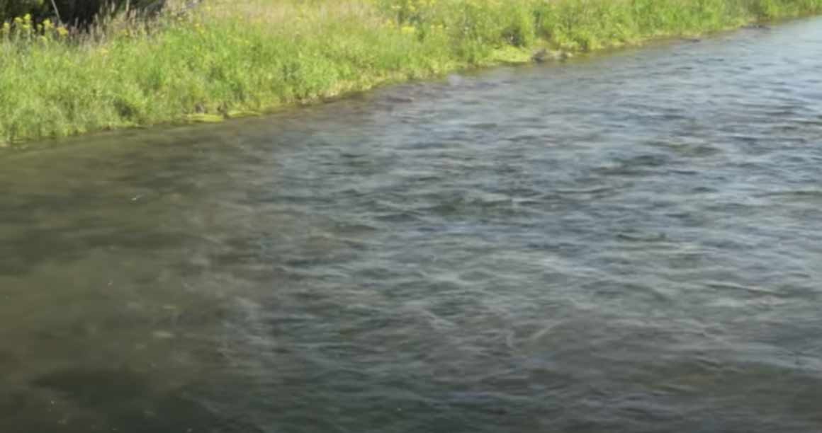 fishing river water ripples