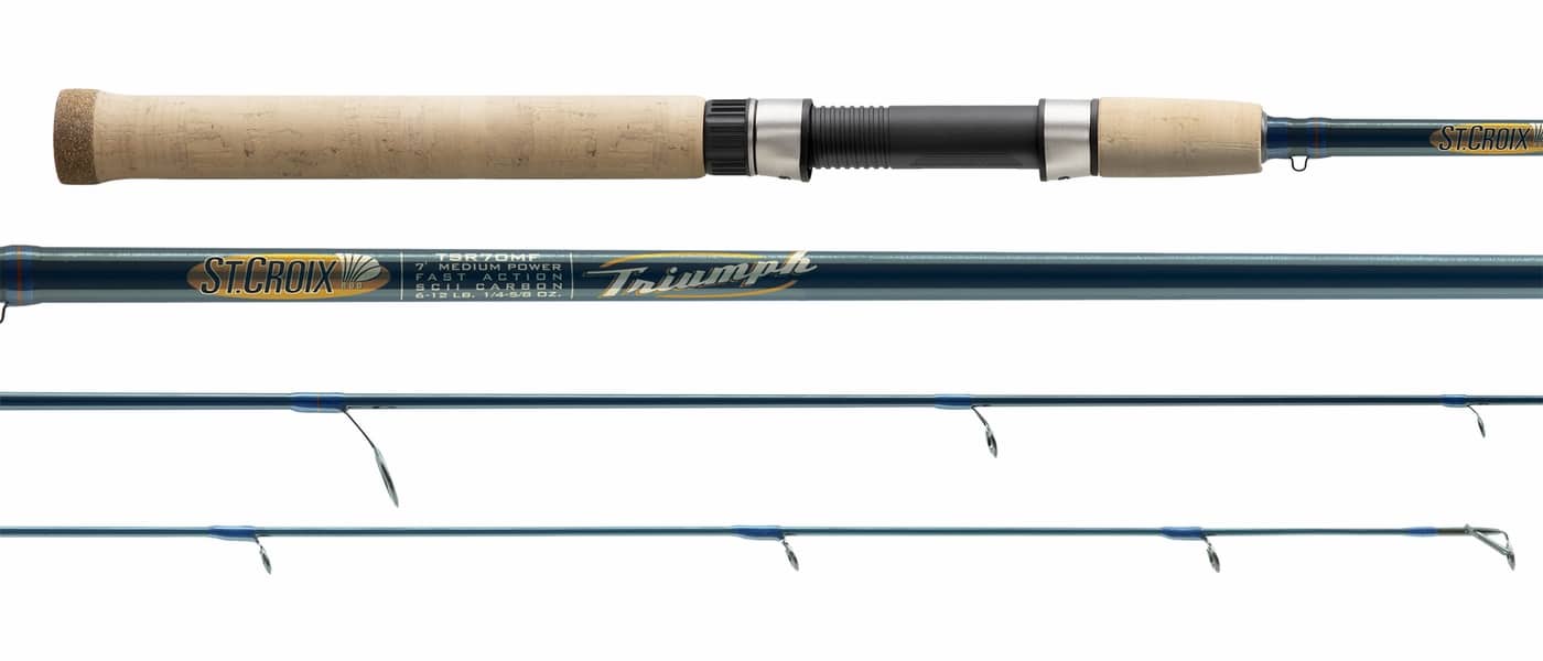 st croix triumph spinning rod review