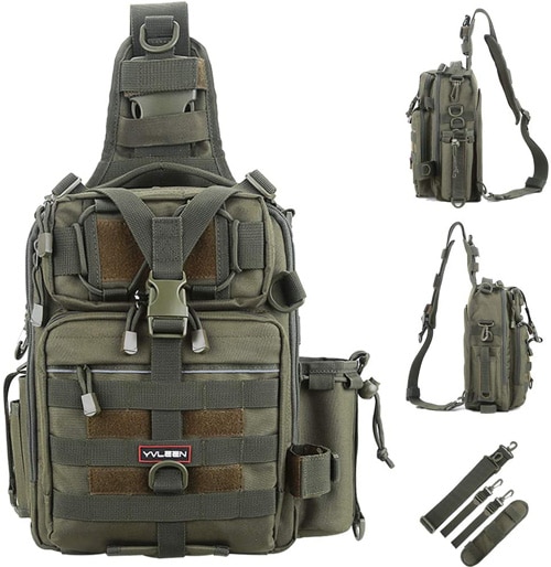 YVLEEN Fishing Tackle Backpack Best Fishing Backpacks