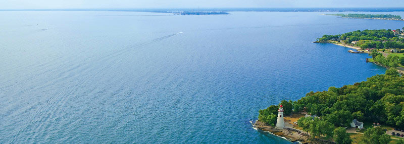 Lake Erie Michigan Ohio Pennsylvania and New York