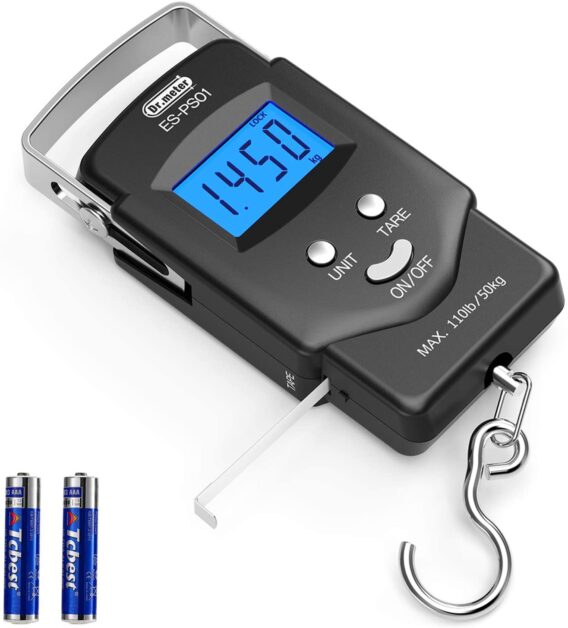 Fishing Scale with Measuring Tape