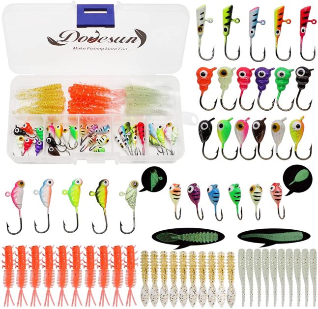 Dovesun Fishing Crappie Ice Fishing Jigs and Lures