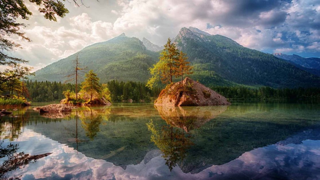 Fishing lake in germany