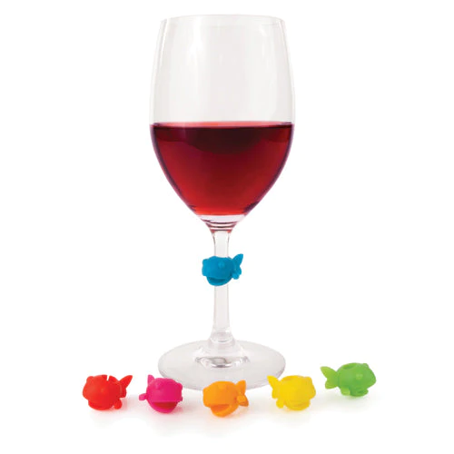 Guppy Wine Charms